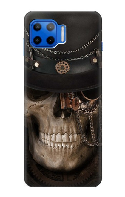 S3852 Steampunk Skull Case For Motorola Moto G 5G Plus