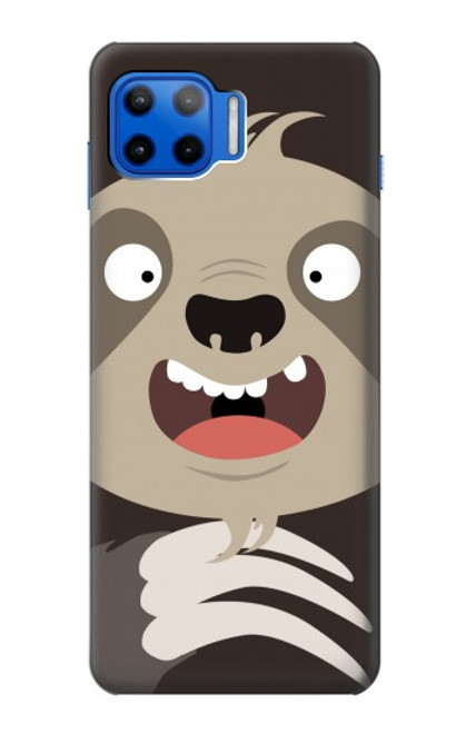 S3855 Sloth Face Cartoon Case For Motorola Moto G 5G Plus