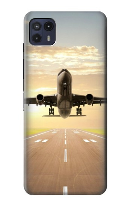 S3837 Airplane Take off Sunrise Case For Motorola Moto G50 5G