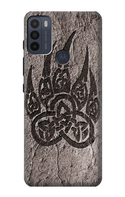 S3832 Viking Norse Bear Paw Berserkers Rock Case For Motorola Moto G50