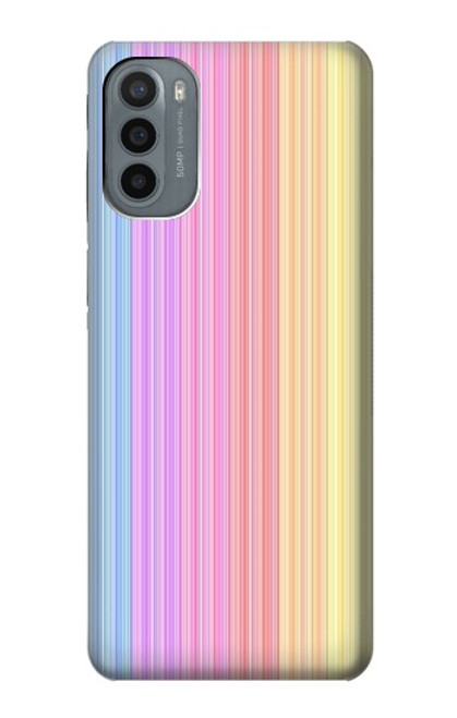 S3849 Colorful Vertical Colors Case For Motorola Moto G31