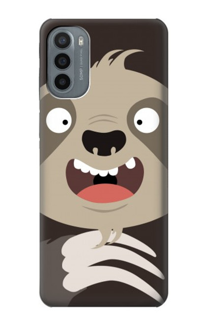 S3855 Sloth Face Cartoon Case For Motorola Moto G31