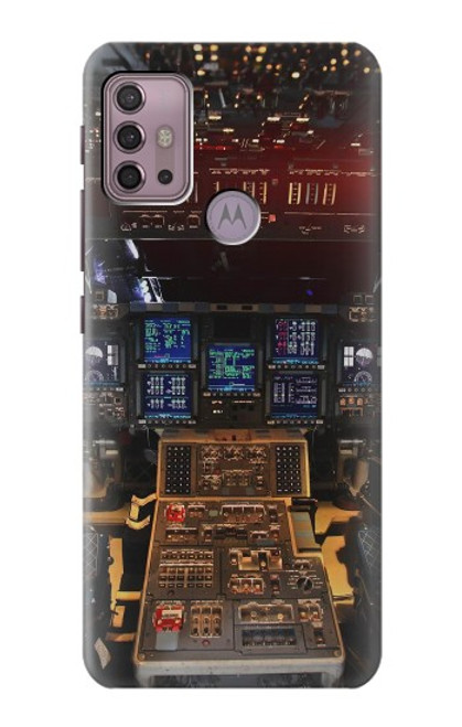S3836 Airplane Cockpit Case For Motorola Moto G30, G20, G10