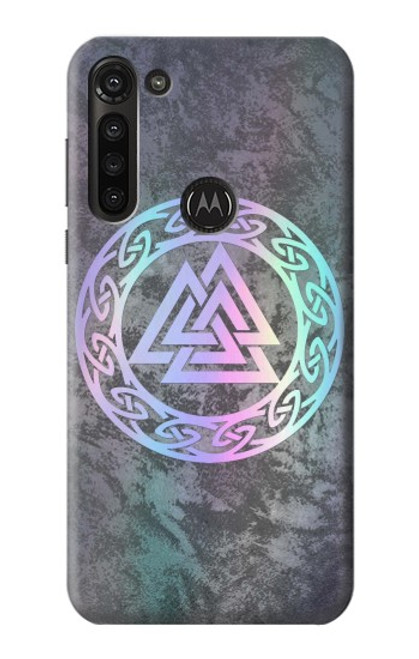 S3833 Valknut Odin Wotans Knot Hrungnir Heart Case For Motorola Moto G8 Power