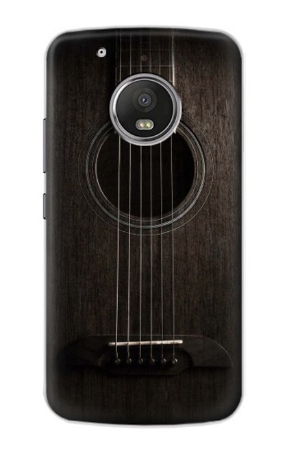 S3834 Old Woods Black Guitar Case For Motorola Moto G5 Plus