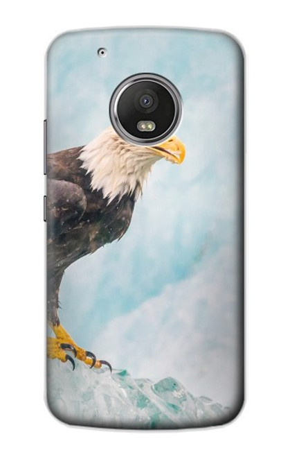 S3843 Bald Eagle On Ice Case For Motorola Moto G5 Plus