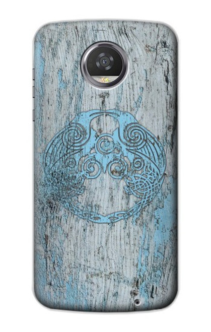 S3829 Huginn And Muninn Twin Ravens Norse Case For Motorola Moto Z2 Play, Z2 Force