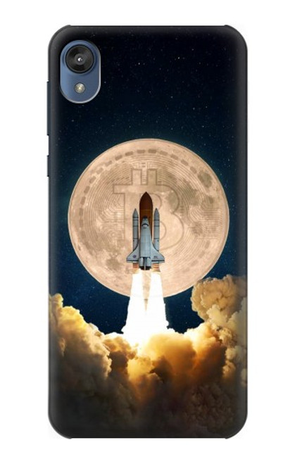 S3859 Bitcoin to the Moon Case For Motorola Moto E6, Moto E (6th Gen)