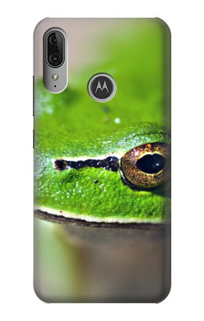 S3845 Green frog Case For Motorola Moto E6 Plus, Moto E6s