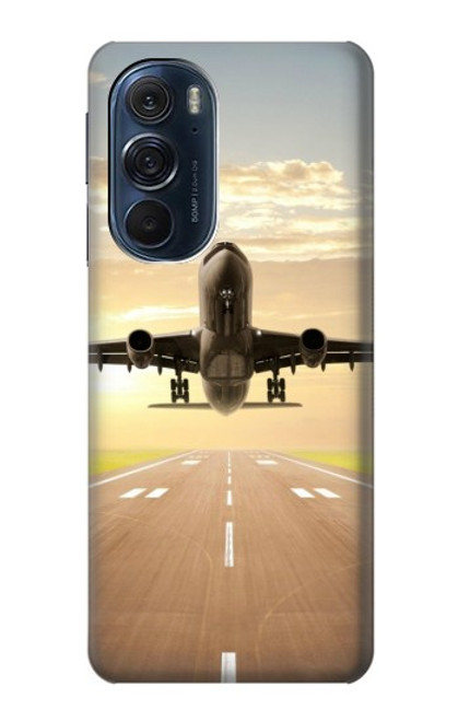 S3837 Airplane Take off Sunrise Case For Motorola Edge X30