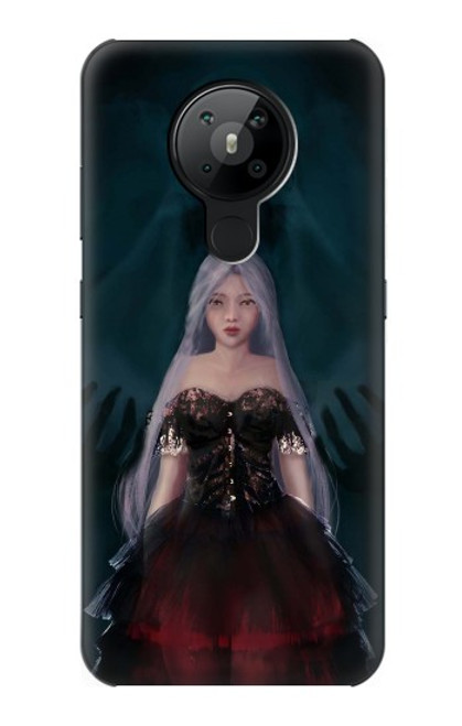 S3847 Lilith Devil Bride Gothic Girl Skull Grim Reaper Case For Nokia 5.3