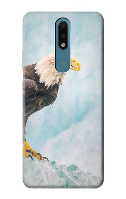 S3843 Bald Eagle On Ice Case For Nokia 2.4