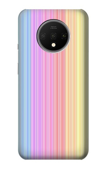 S3849 Colorful Vertical Colors Case For OnePlus 7T