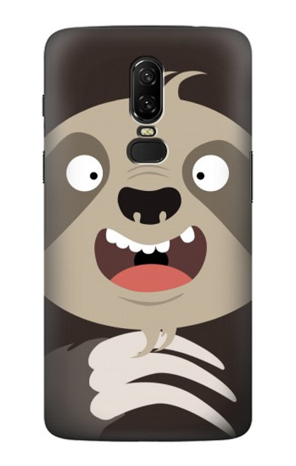 S3855 Sloth Face Cartoon Case For OnePlus 6