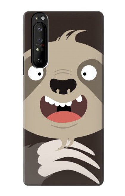 S3855 Sloth Face Cartoon Case For Sony Xperia 1 III