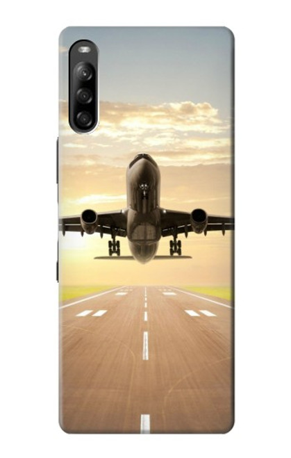 S3837 Airplane Take off Sunrise Case For Sony Xperia L4