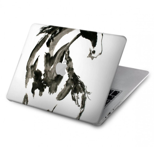 S1031 Horse Paintbrush Hard Case For MacBook Pro 14 M1,M2,M3 (2021,2023) - A2442, A2779, A2992, A2918