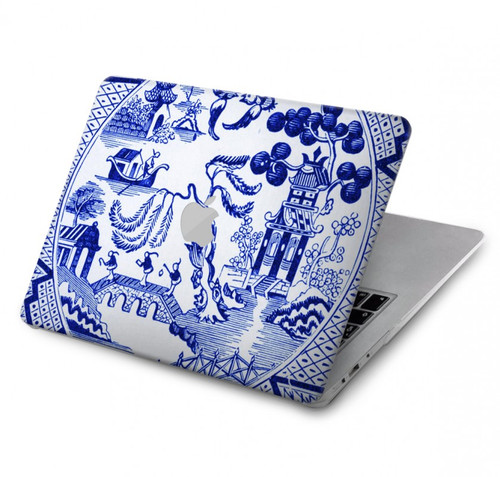 S2768 Willow Pattern Graphic Hard Case For MacBook Pro 16 M1,M2 (2021,2023) - A2485, A2780