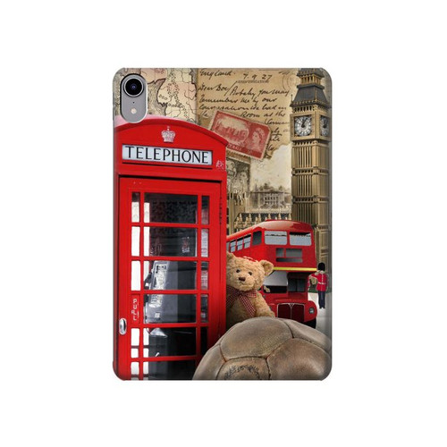 S3856 Vintage London British Hard Case For iPad mini 6, iPad mini (2021)