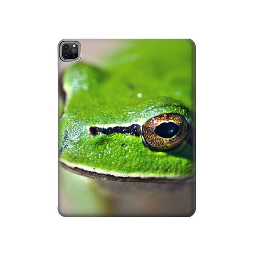 S3845 Green frog Hard Case For iPad Pro 12.9 (2022,2021,2020,2018, 3rd, 4th, 5th, 6th)