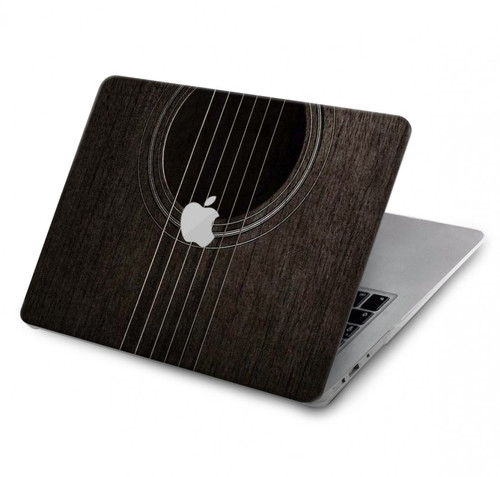 S3834 Old Woods Black Guitar Hard Case For MacBook Air 13″ - A1932, A2179, A2337