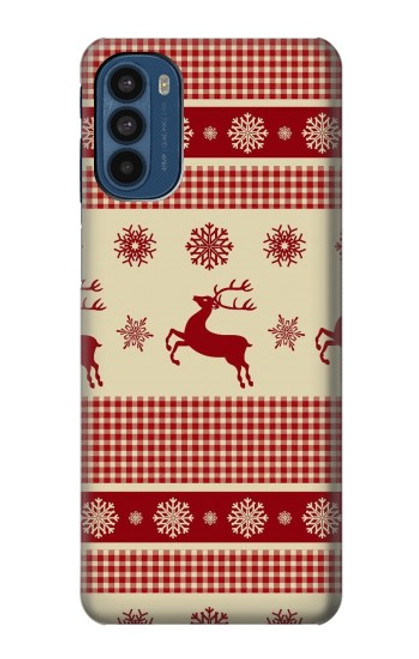 S2310 Christmas Snow Reindeers Case For Motorola Moto G41