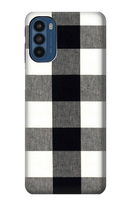S2842 Black and White Buffalo Check Pattern Case For Motorola Moto G41