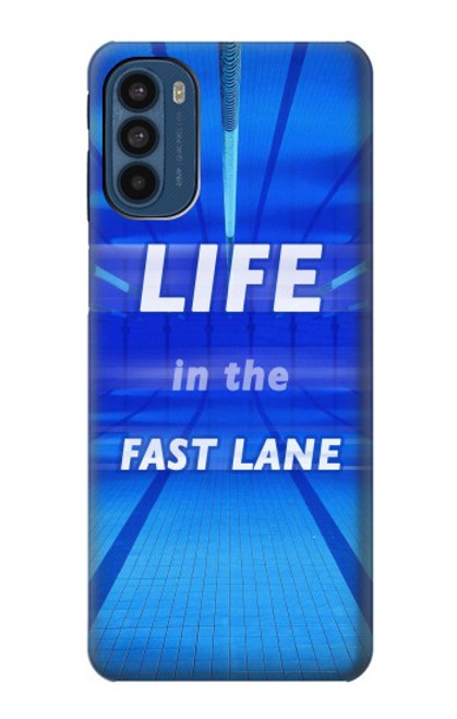 S3136 Life in the Fast Lane Swimming Pool Case For Motorola Moto G41