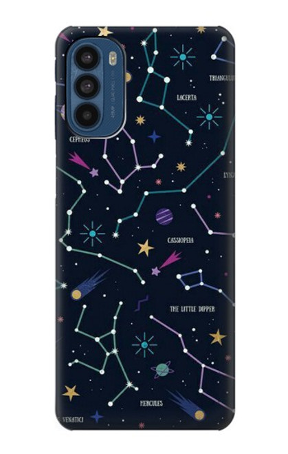 S3220 Star Map Zodiac Constellations Case For Motorola Moto G41