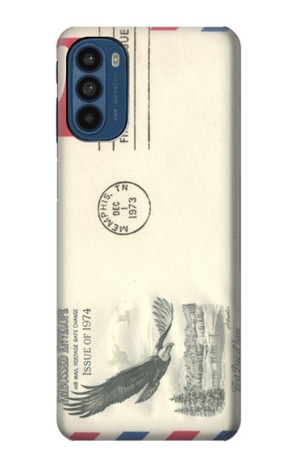 S3551 Vintage Airmail Envelope Art Case For Motorola Moto G41