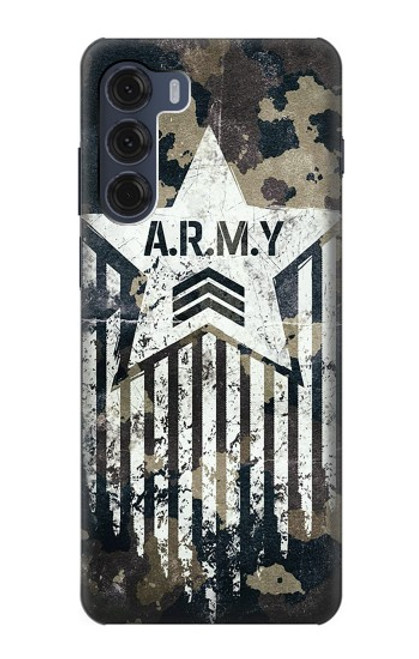 S3666 Army Camo Camouflage Case For Motorola Moto G200 5G