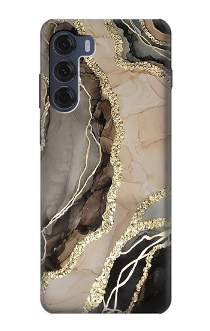 S3700 Marble Gold Graphic Printed Case For Motorola Moto G200 5G