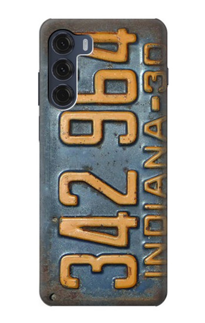 S3750 Vintage Vehicle Registration Plate Case For Motorola Moto G200 5G