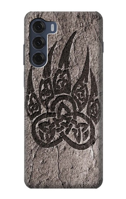 S3832 Viking Norse Bear Paw Berserkers Rock Case For Motorola Moto G200 5G