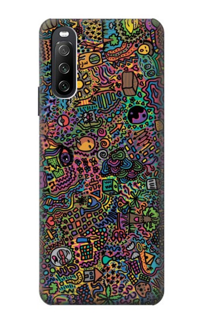 S3815 Psychedelic Art Case For Sony Xperia 10 III Lite