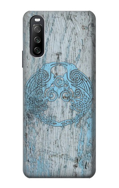 S3829 Huginn And Muninn Twin Ravens Norse Case For Sony Xperia 10 III Lite