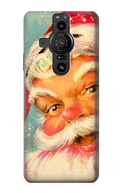 S2840 Christmas Vintage Santa Case For Sony Xperia Pro-I