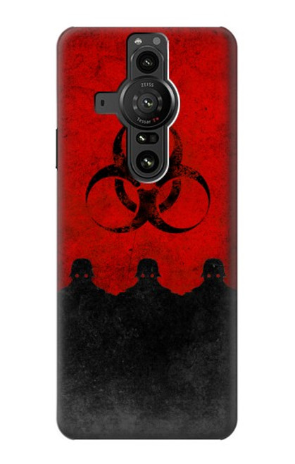 S2917 Biohazards Virus Red Alert Case For Sony Xperia Pro-I