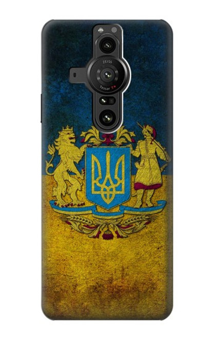 S3858 Ukraine Vintage Flag Case For Sony Xperia Pro-I
