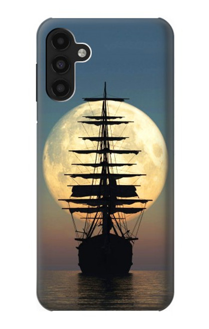 S2897 Pirate Ship Moon Night Case For Samsung Galaxy A13 4G