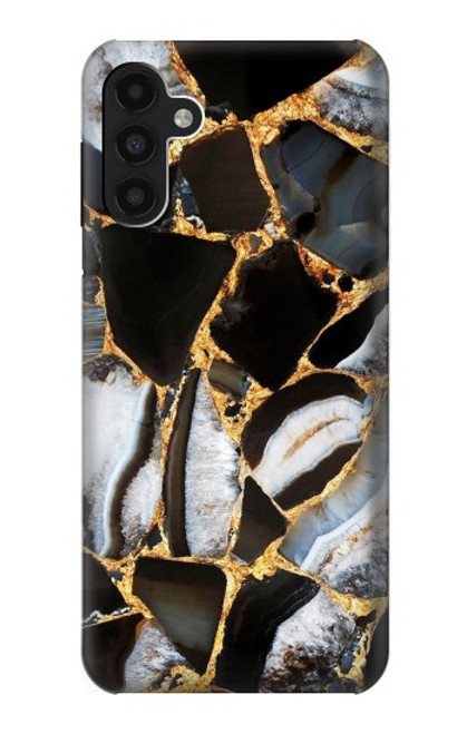 S3419 Gold Marble Graphic Print Case For Samsung Galaxy A13 4G