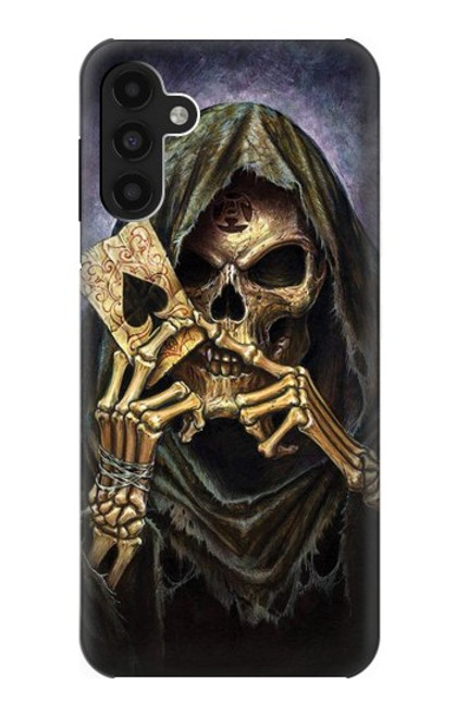 S3594 Grim Reaper Wins Poker Case For Samsung Galaxy A13 4G