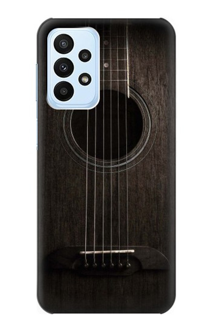 S3834 Old Woods Black Guitar Case For Samsung Galaxy A23
