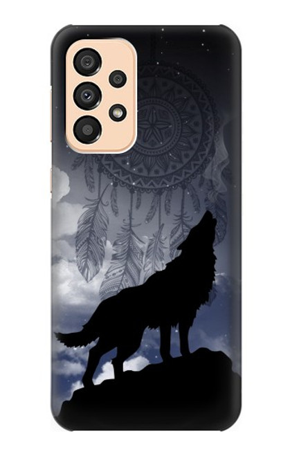 S3011 Dream Catcher Wolf Howling Case For Samsung Galaxy A33 5G