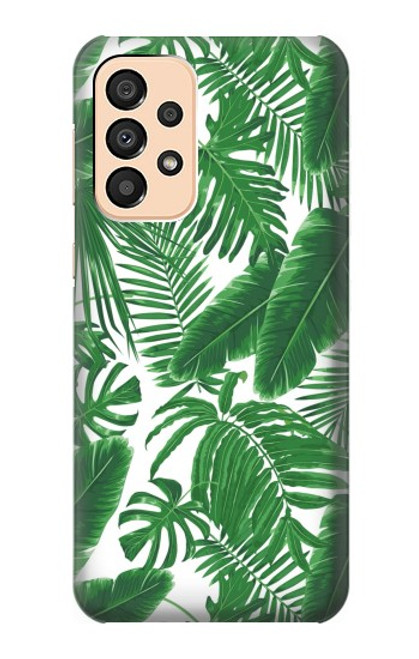 S3457 Paper Palm Monstera Case For Samsung Galaxy A33 5G