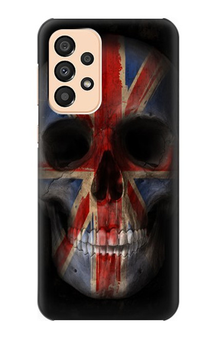 S3848 United Kingdom Flag Skull Case For Samsung Galaxy A33 5G