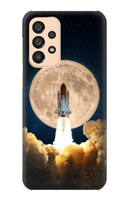 S3859 Bitcoin to the Moon Case For Samsung Galaxy A33 5G