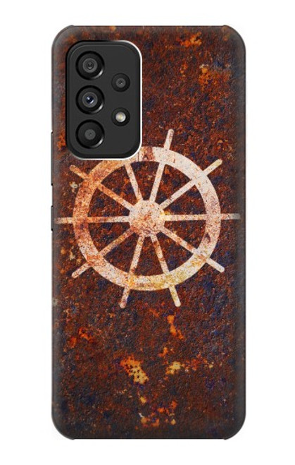 S2766 Ship Wheel Rusty Texture Case For Samsung Galaxy A53 5G