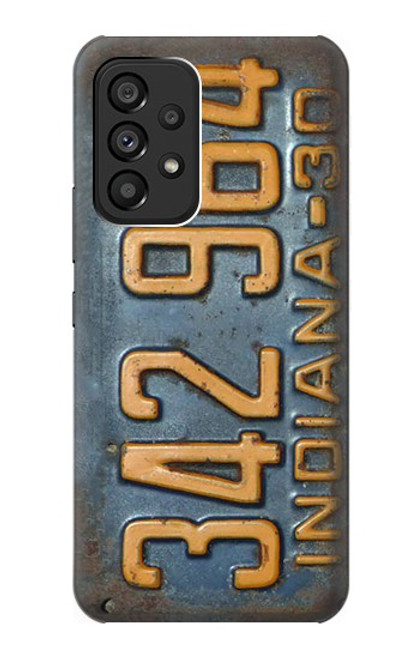 S3750 Vintage Vehicle Registration Plate Case For Samsung Galaxy A53 5G
