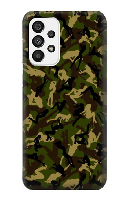 S3356 Sexy Girls Camo Camouflage Case For Samsung Galaxy A73 5G